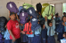 School bags distributing to the kids in rural village